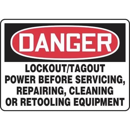 Accuform Danger Sign, MLKT280VP MLKT280VP